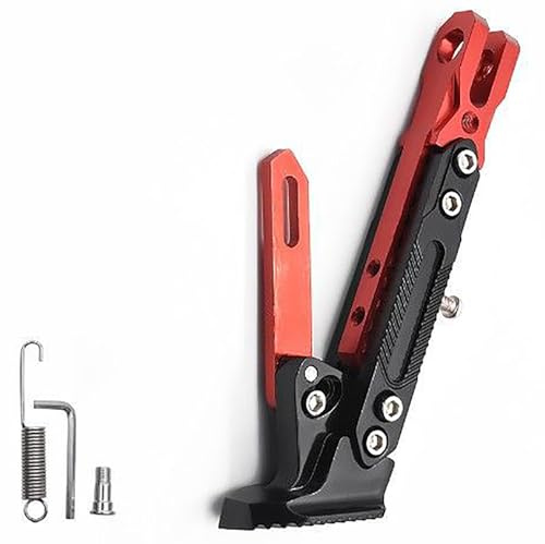 Motorrad Seitenständer für Suzuki Bandit Bandit1200 GSF 250 400 600 650 750 1200 1250, Motorrad Einstellbare Kickstand Seitenstütze Stativ Seitenh, Motorrad Seitenhalterung Fußstütze Ständer Halter
