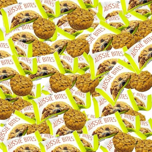 Traditional Aussie Bites 26g – Individually Wrapped Muffin Snacks - Rolled Oat, Fruit & Seed Snack Bites (30 x Pack, Aussie Bites)