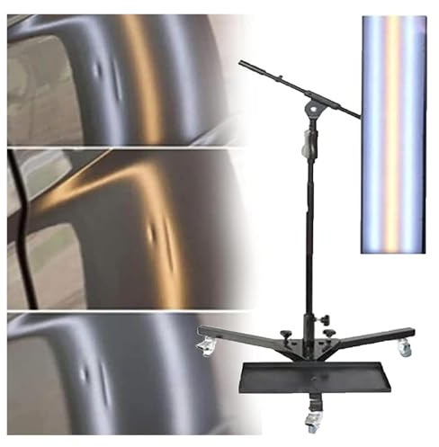 YXCMD Plaque Lumineuse PDR à LED, Kit de Réparation de Bosses sans Peinture pour Voiture - 3 Sources Lumineuses Réglables, Support Détachable pour Détection et Réparation Rapide