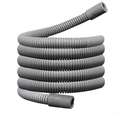 Rallonge de tuyau de vidange pour sèche-linge, avec construction PE + PT, 10 mm de diamètre, compatible avec et sèche-linge pour une élimination efficace de l'eau (0,2 m)