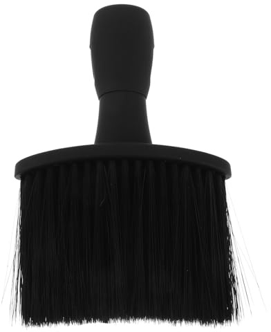 Veemoon Brosse à Barbe pour Hommes Noire, Pinceau à Raser Compact pour Nettoyage Visage Exfoliant, Poils Doux Respectueux Peau, Outil de Toilettage Portable Usage Quotidien et Voyage