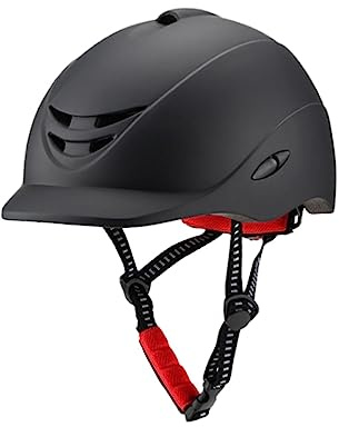 Yunmeryker Reithelm Kinder Reitkappe Reiterhelm Equestrianhelm mit Abnehmbarem Schirm Verstärktem Schutz Komfortabler Polsterung für Kinder Reiten Sportveranstal