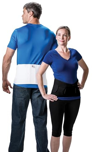 Core Products Corfit LS Lumbar Support Back Brace for Back Pain, Men/Women - White, XLarge