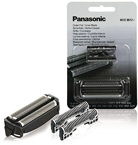 Panasonic WES9012Y1361 Ersatzklingen und Scherfolie für Elektrorasierer ES-RT81, ES-RT51, ES-RT31 & ES-RL21, Kombipack, 3-Klingen-System, fortschrittlicher japanischer Edelstahl, wasserdicht