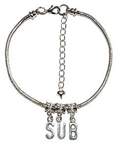 Sub Euro Fußkettchen Submissive Slave Fußkettchen Armband – Sexy Jewels