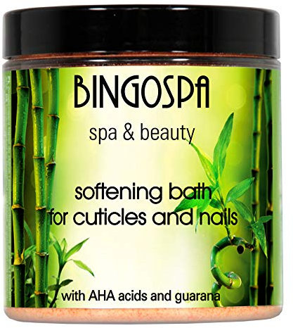 Bagno mani e unghie, Rimuovi cuticole, Ammorbidente per cuticole, per cuticole e unghie, Manicure e Pedicure - 300 g BINGOSPA spa & beauty