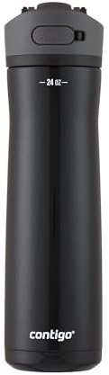 Contigo Ashland 2.0 Water Bottle with AUTOSPOUT Lid 24oz. Licorice