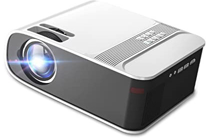 YADECL W32 Mini projecteur Complet 1080p Android 10 Prise en Charge du décodage 4K Vidéoprojecteur LED Beamer Home Cinéma pour téléphone cinéma (Taille : Version Basique)