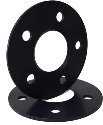 TRACER Spurverbreiterung Distanzscheiben 5x112 5 mm schwarz eloxiert Lochkreis 112/5