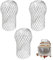 Crapaudine de Gouttière en Aluminium,Filtre Gouttiere,Filtre de Gouttière,Filtre Anti Feuille,Crapaudines Pour Gouttière,Protections De Gouttière pour Maison,Avant-toit,Fossé,Égou,15×9CM