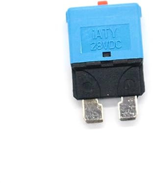 SEWOART Leistungsschalter 15 Ampere 28 V Dc Mit Anschlussklemme Aus Verzinkter Messinglegierung Farbcodierte Abdeckung