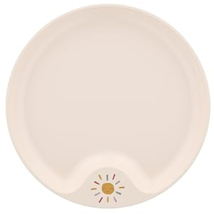Mepal - Assiette enfants Mio, Plateau-Repas enfant, Plat Adapté aux enfants, Vaisselle pour enfant, Résiste au Micro-Ondes et au Lave-Vaisselle et sans BPA, Sunshine et Rainbow