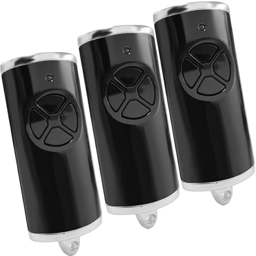 868,3MHz Garagentoröffner fur BS Handsender, Ersatz Fernbedienung Garagentor Kompatibel HSE-4-868-BS,HSE2-868-BS, HS4-868-BS, HS1-868-BS, HSS4-868-BS, HSP4-868-BS (3 Black Pack)
