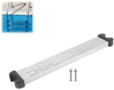 304 Stainless Steel Pool Ladder Replacement Steps - Anti-Slip Rungs for Above & In-Ground Swimming Pools, Universal Fit Most 1.9 Diameter Ladders (1)