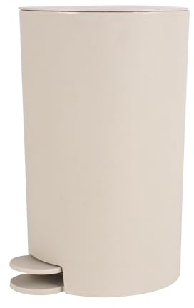 Pattumiera Bagno 3 L In Polipropilene Beige Con Apertura A Pedale Orbix