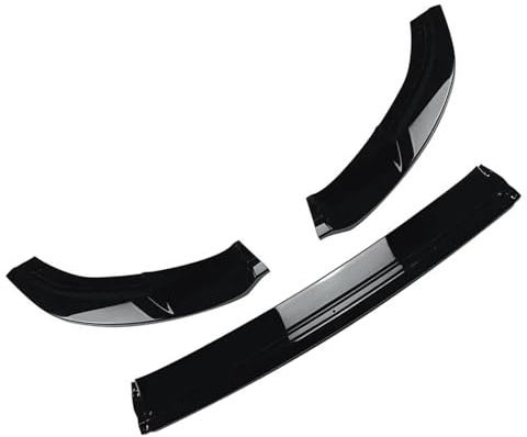 Frontstoßstange Splitter Lip Spoiler Schutzabdeckung Karosserie-Kit Für VW Für Golf 7 MK7 GTI R Für Rline 2012-2017 Frontlippe Frontspoiler(Gloss Black)