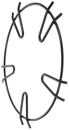 DOITOOL Soporte de Hierro Diseño Ahorrador de Espacio Negro para Estufa de Gas Rejilla Estable y Fuerte para Pequeños Cacerolas para Cocina Doméstica y Restaurante