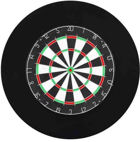 LoogCape Professionelles Dartboard-Surround Auffangring Eva Schaumstoff für Wand- und Pfeilschutz, langlebiger Wandschutzring für Steeldart Softdart elektronische Dartscheibe, Indoor Hobbyraum