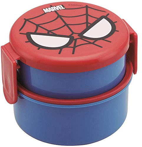 Spider-Man Round lunch box two-stage ONWR1 (japan import)
