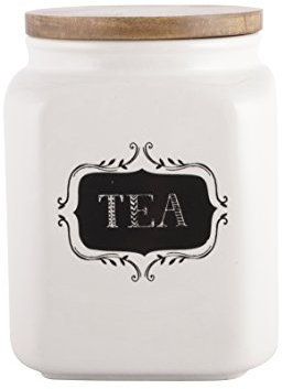 Creative Tops Creative Bake Stir It Up Ceramic Tea Jar, Off White