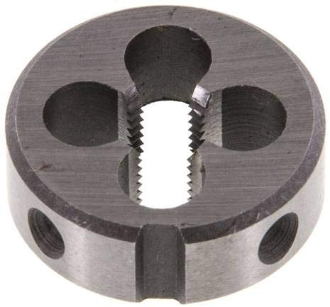 Schneideisen DIN EN 22568, Feingewinde M 6x0,75 Ausführung:Feingewinde Gewinde:M 6x0,75 Dicke:7mm