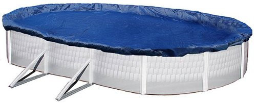 Swimming Pool Winter Debris Cover 24x12ft Oval