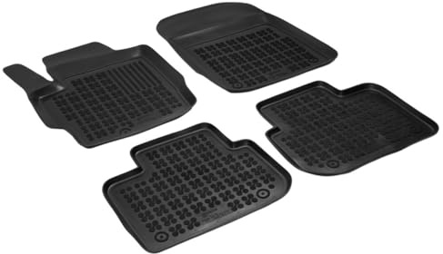 AZUGA 3D Gummi Fußmatten für Mitsubishi Colt 3-türer ab 2004-2012 (Z30) | rutschfest, wasserdicht, passgenau, TPE Gummimatten, hoher Rand Automatten, AZ10300203