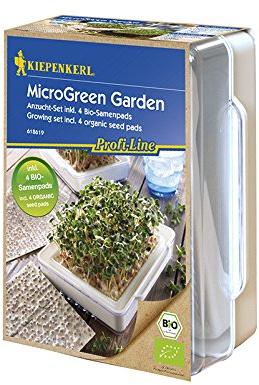 MicroGreen Garden, Cressbar, Starter Set Inkl. 4 BIO Samenpads