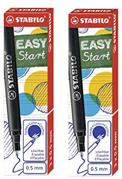 STABILO Patrone zum Nachfüllen EASYoriginal Refill - medium - Schreibfarbe blau (löschbar) (blau - 6 Patronen)