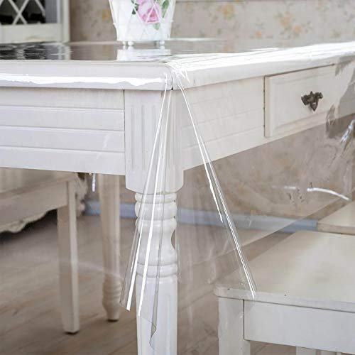 Tischdecke Transparent Schutzdecke Glasklar Durchsichtig Klarsichtfolie 0,2mm Klar 200x140cm