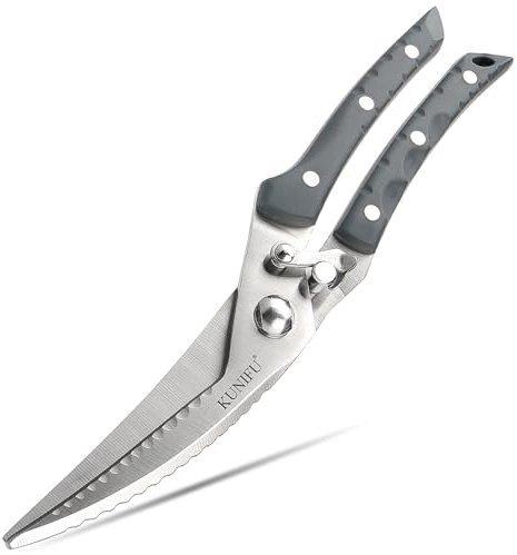 KUNIFU Ciseaux à volaille, ciseaux de cuisine multifonction