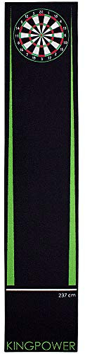 Kingpower Dart Darts Teppich Dartteppich Dartmatte 290x60 cm Steeldart Dartpfeile Dartboard Zubehör Abwurflinie Schutz Gummi Dartscheibe Verschiedene Designs, Design:Design 01