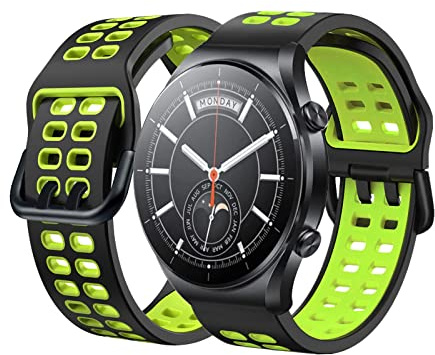 Silikon Armbänder Für Xiaomi Watch S1 / Watch S1 Active Armband Für Herren Damen Sport Weiche Wasserdicht Ersatzband mit Kompatibel mit Xiaomi Watch S1 / Watch S1 Active