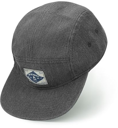 Clakllie Keps herr truckerkeps snapback hattar 5-panel keps platt brätte basebollkeps justerbar utomhus keps baseballkeps camping hatt, H-5P02-svart, one size