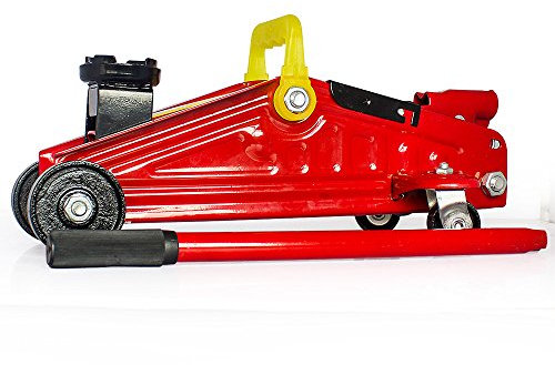 Panana 2 Ton Hydraulic Trolley Floor Jack Heavy Duty Car Van Caravan Hydraulic Floor Garage Trolley Jack Lifting with Case 2000kg Lift