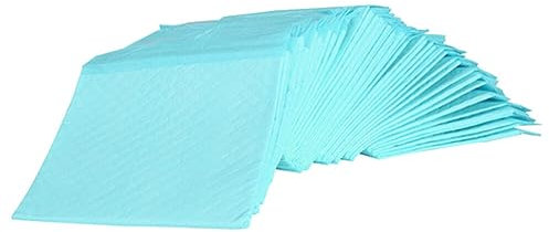 FONDOTIN 50stücke Einweg- -Pads Für Haustiere Trainings-Pads Mittel Blau Und Weiß Zufällige Auswahl Absorbieren Flüssigkeit Sofort Für Welpen-Training Und Ältere Hunde