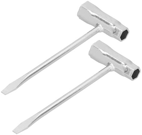 2 Pezzi di Chiave Combinata, Chiave per Motosega, Chiave a T, Chiave per Candele, 13 mm x 19 mm