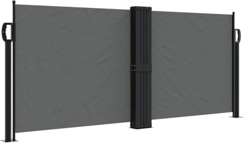 vidaXL Tenda da Sole Laterale Retrattile Antracite 100x600 cm