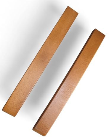 Gartenliege Liege 2x Ersatzarmlehnen in Braun, Grau oder Natur HOLZ massiv Armlehne für Saunaliege passend für alle Liegen aus ALDI, Lidl, Norma sortiment Polyrattan Sonnenliege Rollliege Neu (Braun)