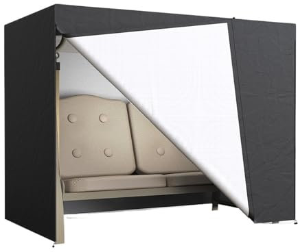 YGLEEULI schaukel Abdeckung Garden Furniture Waterproof Covers Rain Snow Chair Covers for Sofa Table Chair Dust Proof Cover Black Garden Swing Seat Cover