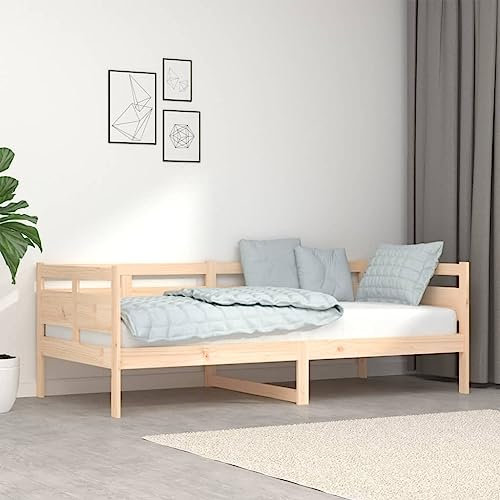 Xichuzi Tagesbett Massivholz Kiefer 90x190 cm, Schlafsofa, Daybed, Bettsofa, Sofa Bed, Sofabett, Schlafcouch, Jugendbett, Bettgestell, Bettcouch - 820307