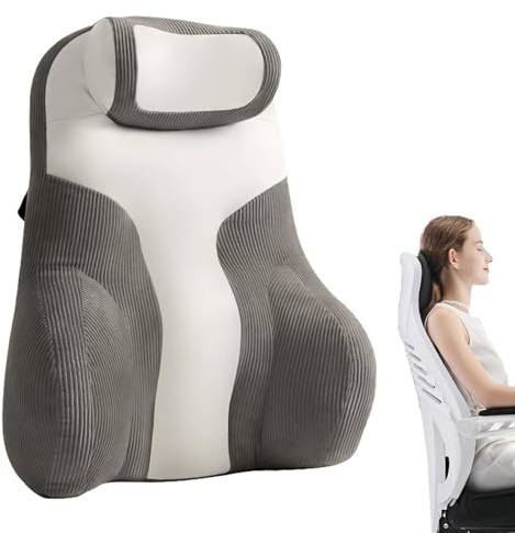 Almohada de Reposo en Cama – Cojín de Lectura para Mayor Comodidad, Soporte Lumbar para Brazos, cojín de Apoyo para Cuello y Espalda, cojín de relajación para Leer, cojín de para la Cama