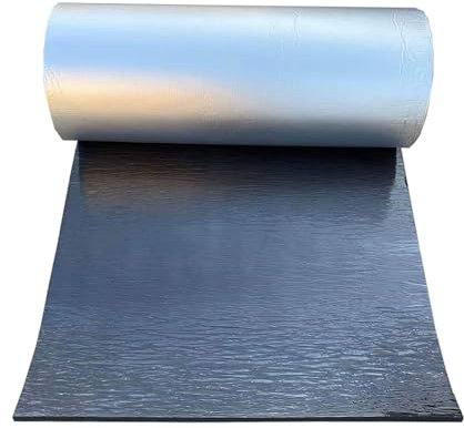 Aluminum Foil Insulation Roll with Self Adhesive Backing 5mm Thick for Radiator Floors Roofs Garage Doors Camper Vans Heat Reflecting Energy Saving Size: 1mx1m