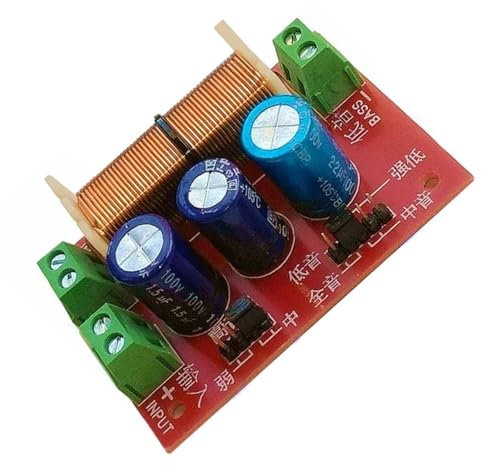 Professionelle 400-W-Lautsprecher, Frequenzweiche für Höhen / Bässe mit einstellbarem Frequenzteiler