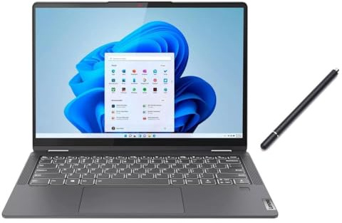Lenovo Flex 5i 14 Touchscreen 2-in-1 Laptop | Intel Core i5-1235U Processor | 8GB RAM | 512GB SSD | Intel Iris Xe Graphics | Backlit | Fingerprint | Windows 11 S | Bundle with Stylus Pen