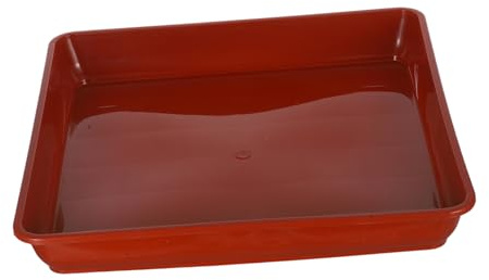 ibasenice 2pièces Plateau Carré Plastique pour Plantes Soucoupe De Drainage pour Pots De Fleurs Bac à Eau pour Bonsaï Intérieur Et Extérieur
