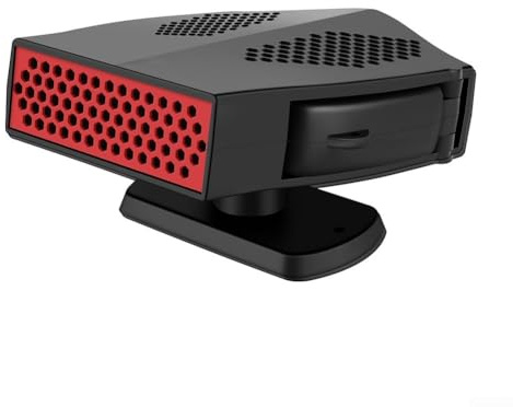 Calentador de coche portátil de 12 V 150 W con desempañador de modo dual y descongelador para parabrisas, rotación cardan para flujo de aire direccional
