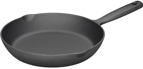 Fiskars Folken Padella in Ghisa, Ø 24 cm, Senza Rivestimento, Adatta a Tutti i Piani Cottura, Forno e Barbecue, 1075700