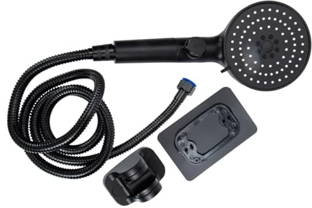 ANDRESLAD Pommeau De Douche à Main Avec Buse Haute Pression De Douche Pratique Pour Salle De Bain Réglable Sur Niveaux