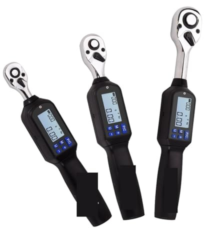 Socket Wrench. 1pcs High Precision Electronic Digital Display Torque Wrench Large Torque Small Torque kg Adjustable Ratchet Head Socket Set(ES3-30AN)